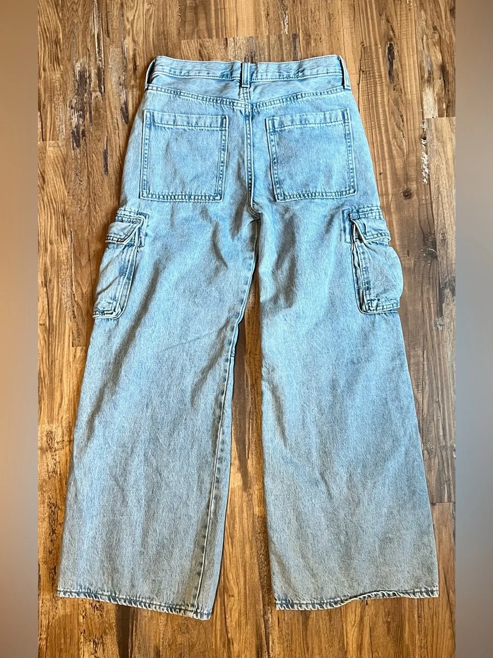 Old Navy High-Rise Baggy Cargo Jeans Girls Size 14
